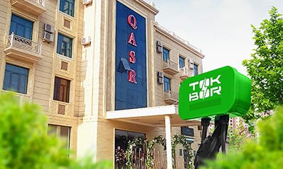 Now you can charge your electric car at the @QASRHOTEL.UZ hotel, Kokand city