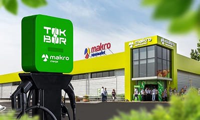 Our company @TOKBOR.UZ signed a partnership agreement with @MAKRO_SUPERMARKET and will supply  electric vehicles charging stations