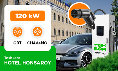 We installed a TOK BOR charging station with a capacity of 120 kW GBT