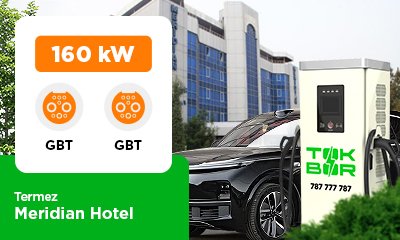 TOK BOR charging station with a capacity of 160 kW GBT