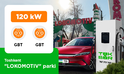 Parking lot of "LOKOMOTIV" park, we installed