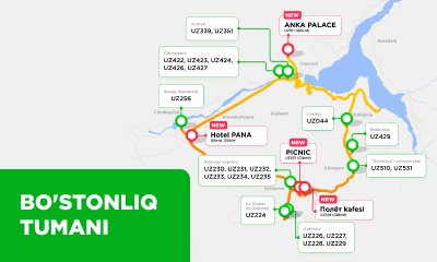 There are 4 new locations in Bostanlyk district!