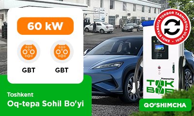 At the "Oq-tepa Sohil Bo’yi" parking lot, we reconnected a 60 kW GBT/GBT