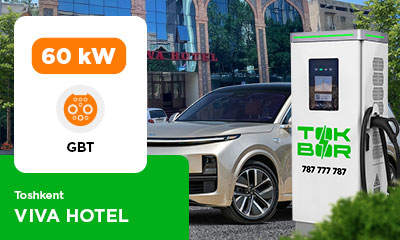 60 kW GBT at the parking lot of the VIVA HOTEL.