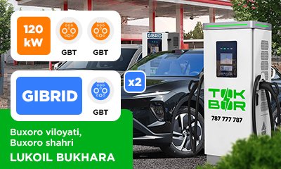 New TOKBOR location - UZ1023, UZ772, UZ775 Lukoil Bukhara