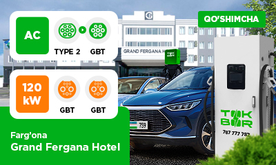 На парковке «Grand Fergana Hotel», в Фергане