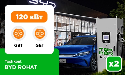На парковке официального дилерского центра «BYD ROHAT»