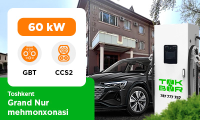 GRAND NUR mehmonxonasisining avtoturargihida 60 kWt lik GBT