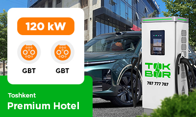 Premium Hotel avtoturargohida 120 kVt GBT/GBT quvvatli TOKBOR