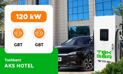 "AKS Hotel" автотураргоҳида 120 кВт GBT/GBT қувватли қувватлантириш станциясини ўрнатдик.